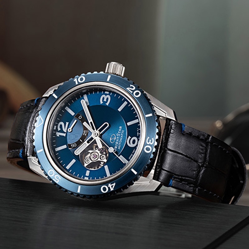 ORIENT STAR RE-AT0108L00B - NAM - KÍNH SAPPHIRE - DÂY DA - AUTOMATIC - SIZE 43MM - MÁY NHẬT - Ảnh 8