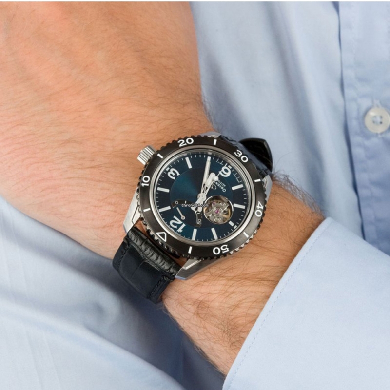 ORIENT STAR RE-AT0104E00B - NAM - KÍNH SAPPHIRE - DÂY DA - AUTOMATIC - SIZE 43MM - MÁY NHẬT - Ảnh 3