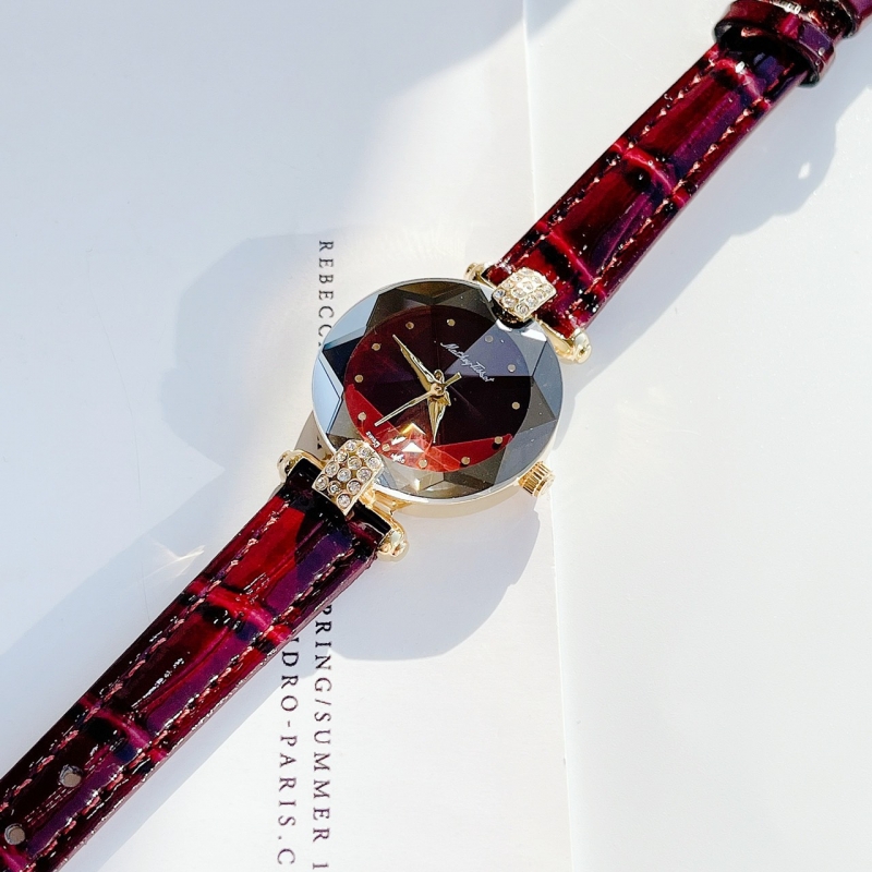 MATHEY TISSOT PYRAMIDE P314M - NỮ - KÍNH KHOÁNG - DÂY DA - PIN - SIZE 33MM - MÁY THỤY SỸ - Ảnh 7