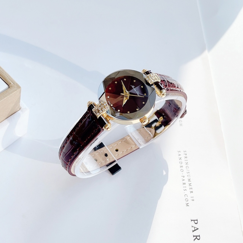 MATHEY TISSOT PYRAMIDE P314M - NỮ - KÍNH KHOÁNG - DÂY DA - PIN - SIZE 33MM - MÁY THỤY SỸ - Ảnh 8