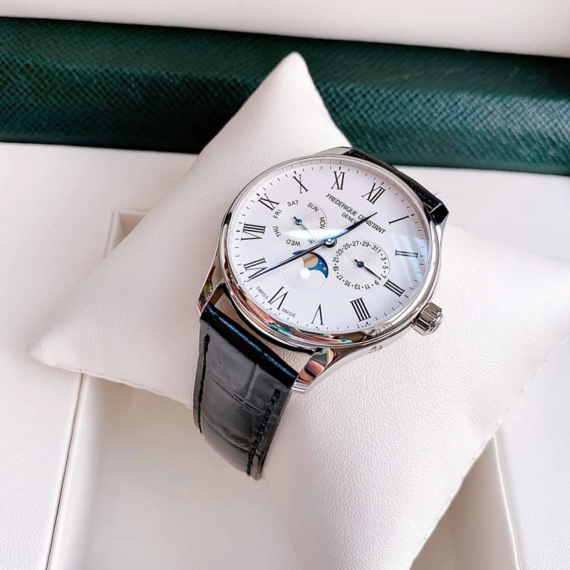 FREDERIQUE CONSTANT FC-260WR5B6 - NAM - KÍNH SAPPHIRE - DÂY DA - PIN - SIZE 40MM - MÁY THỤY SỸ - Ảnh 5
