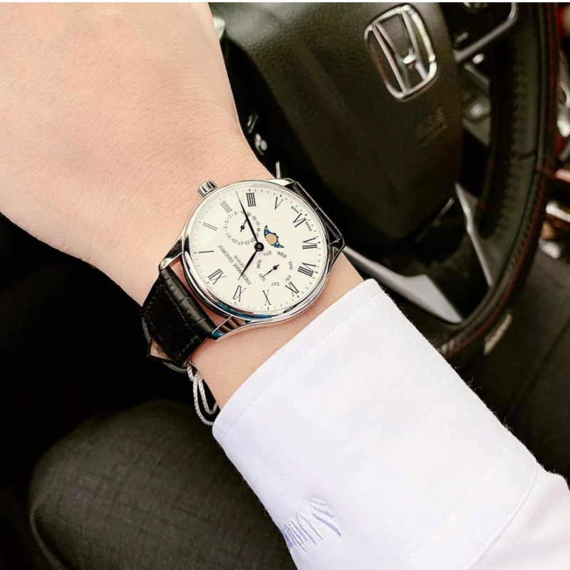 FREDERIQUE CONSTANT FC-260WR5B6 - NAM - KÍNH SAPPHIRE - DÂY DA - PIN - SIZE 40MM - MÁY THỤY SỸ - Ảnh 2