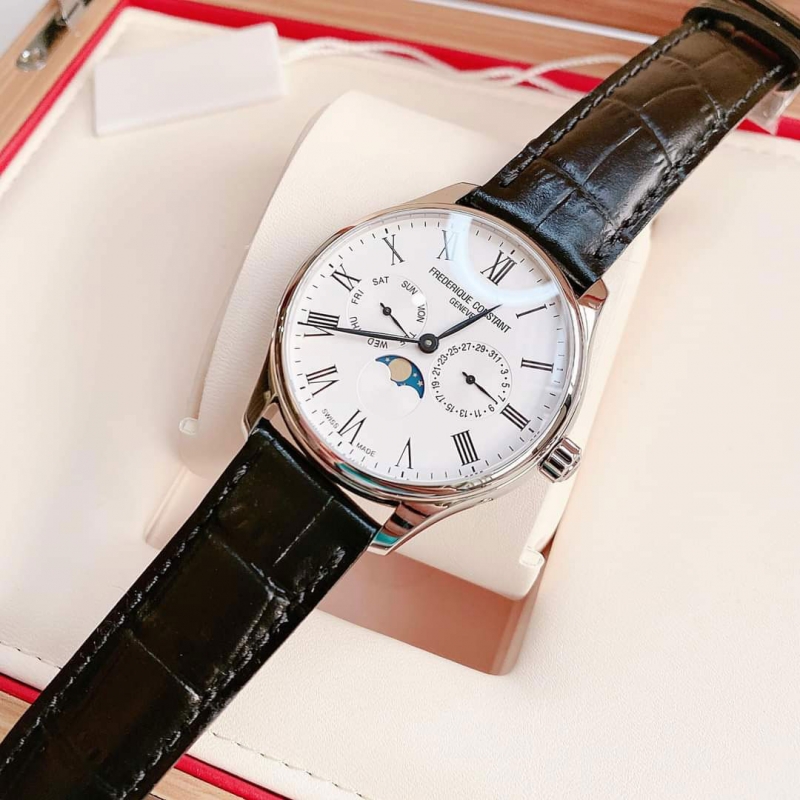 FREDERIQUE CONSTANT FC-260WR5B6 - NAM - KÍNH SAPPHIRE - DÂY DA - PIN - SIZE 40MM - MÁY THỤY SỸ - Ảnh 7