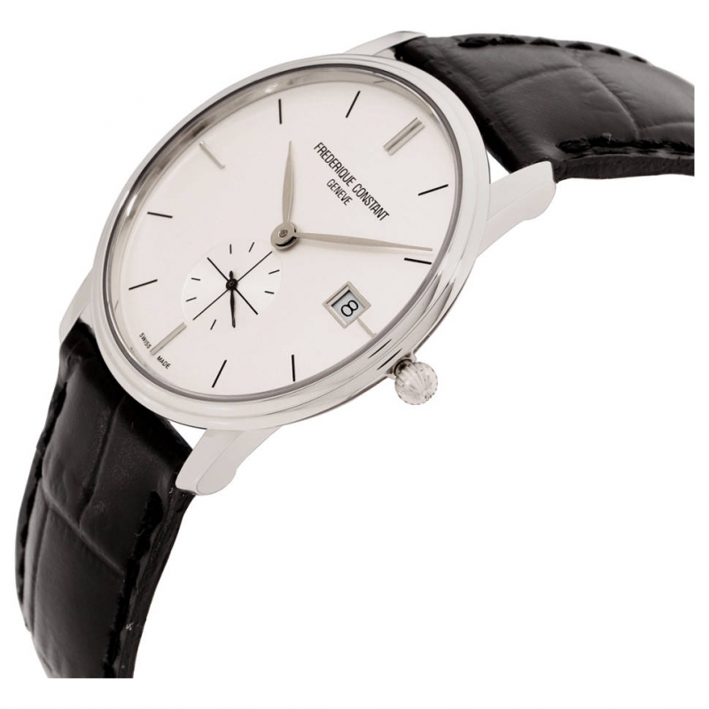 FREDERIQUE CONSTANT SLIMLINE SMALL SECONDS FC-245S4S6 - NAM - KÍNH SAPPHIRE - DÂY DA - PIN - SIZE 37MM - MÁY THỤY SỸ - Ảnh 3