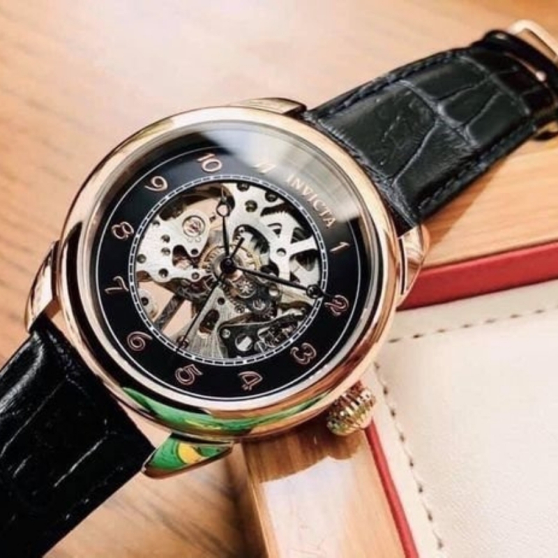 INVICTA 31309 - NAM - KÍNH KHOÁNG - DÂY DA - AUTOMATIC - SIZE 42MM - MÁY HOA KỲ - Ảnh 3