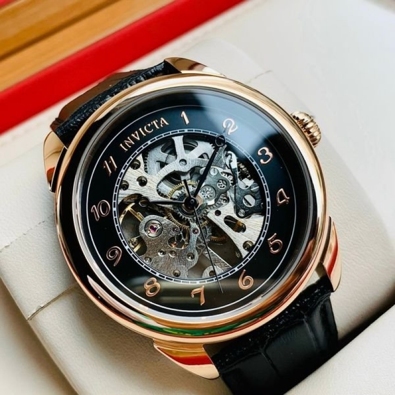 INVICTA 31309 - NAM - KÍNH KHOÁNG - DÂY DA - AUTOMATIC - SIZE 42MM - MÁY HOA KỲ - Ảnh 6
