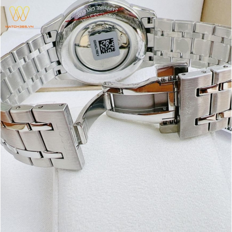 TISSOT T099.429.11.038.00 - NAM - KÍNH SAPPHIRE - DÂY KIM LOẠI - AUTOMATIC - SIZE 42MM - MÁY THỤY SỸ - Ảnh 5