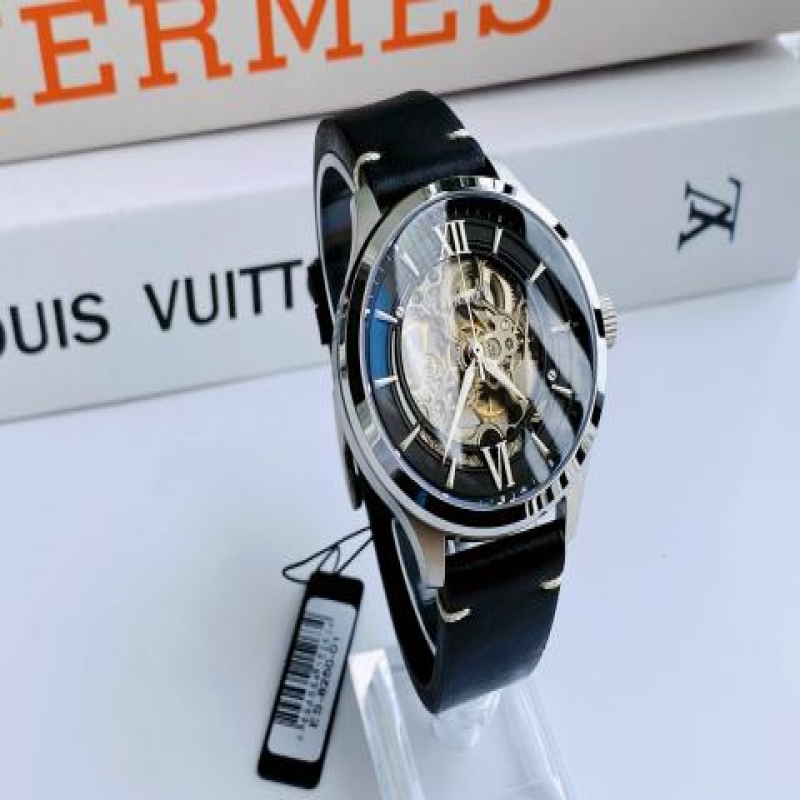 THOMAS EARNSHAW RUSKIN ES-8250-01 - NAM - KÍNH KHOÁNG - DÂY DA - AUTOMATIC - SIZE 43MM - MÁY ANH QUỐC - Ảnh 3