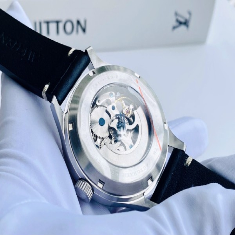 THOMAS EARNSHAW RUSKIN ES-8250-01 - NAM - KÍNH KHOÁNG - DÂY DA - AUTOMATIC - SIZE 43MM - MÁY ANH QUỐC - Ảnh 8