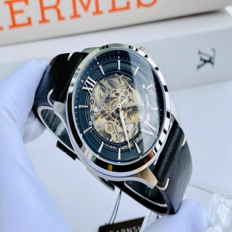 THOMAS EARNSHAW RUSKIN ES-8250-01 - NAM - KÍNH KHOÁNG - DÂY DA - AUTOMATIC - SIZE 43MM - MÁY ANH QUỐC - Ảnh 7