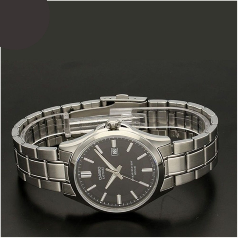 CASIO MTS-100D-1AVDF - NAM - KÍNH SAPPHIRE - DÂY KIM LOẠI - PIN - SIZE 41MM - MÁY NHẬT - Ảnh 4