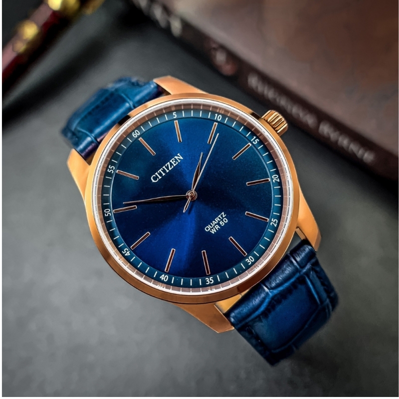 CITIZEN BH5003-00L - NAM - KÍNH KHOÁNG - DÂY DA - PIN - SIZE 42MM - MÁY NHẬT - Ảnh 3