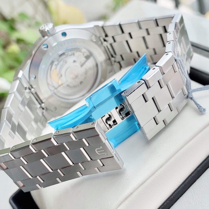 MAURICE LACROIX AIKON AI6008-SS002-430-1 - NAM - KÍNH SAPPHIRE - DÂY KIM LOẠI - AUTOMATIC - SIZE 42MM - MÁY THỤY SỸ - Ảnh 6