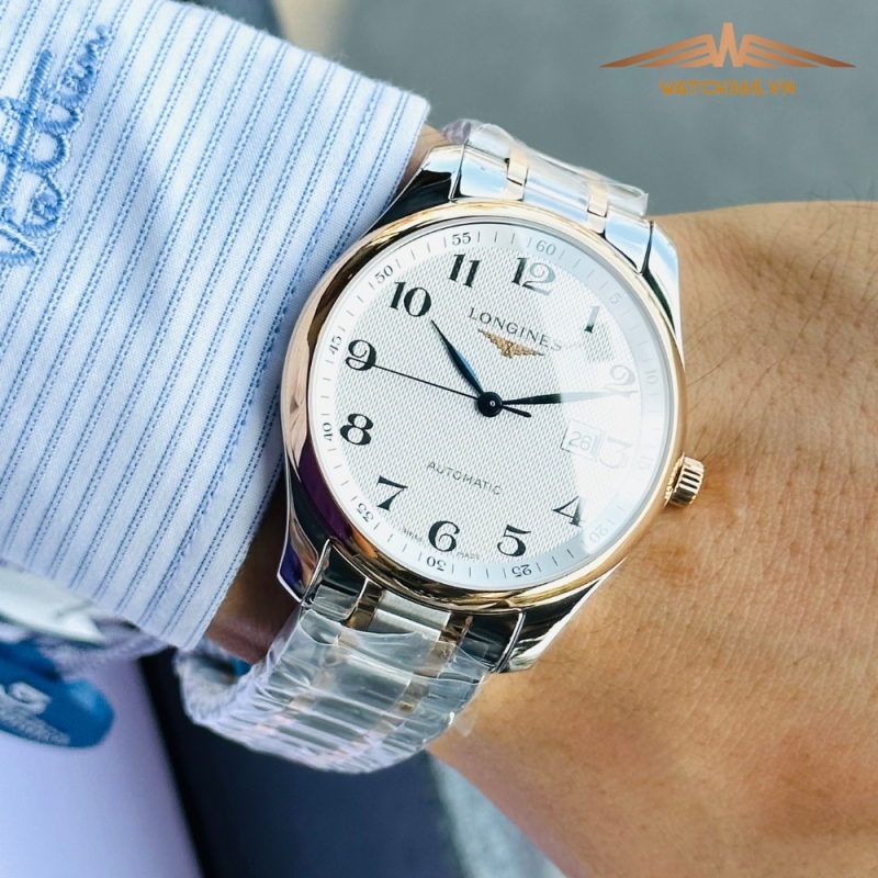 LONGINES MASTER COLLECTION L2.893.5.79.7 - NAM - KÍNH SAPPHIRE - DÂY KIM LOẠI - AUTOMATIC - SIZE 40MM - MÁY THỤY SỸ - Ảnh 6