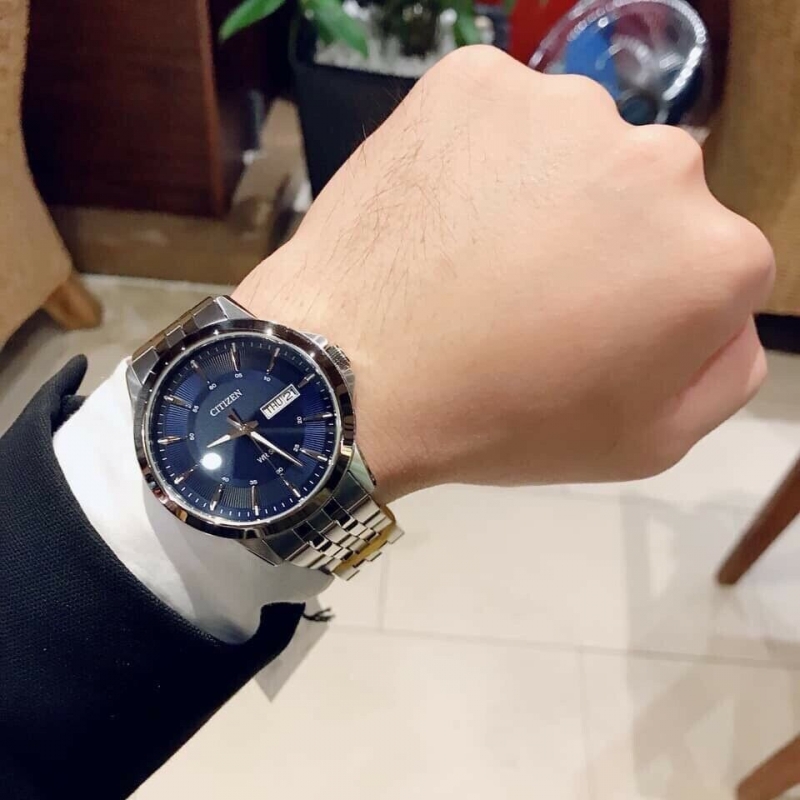 CITIZEN BF2011-51L - NAM - KÍNH KHOÁNG - DÂY KIM LOẠI - PIN - SIZE 41MM - MÁY NHẬT - Ảnh 5