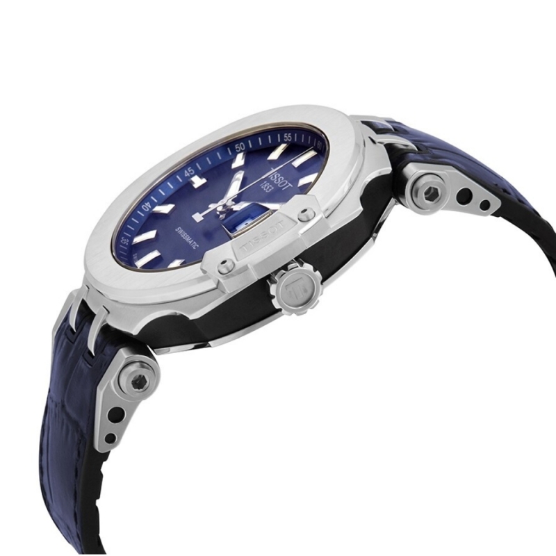 TISSOT T-RACE SWISSMATIC T115.407.17.041.00 - NAM - KÍNH SAPPHIRE - DÂY DA - AUTOMATIC - SIZE 45MM - MÁY THỤY SỸ - Ảnh 3