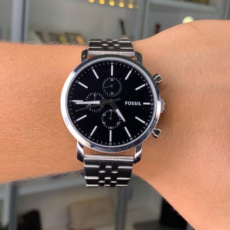 FOSSIL BQ2328IE - NAM - KÍNH KHOÁNG - DÂY KIM LOẠI - PIN - SIZE 44MM - MÁY HOA KỲ - Ảnh 2