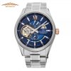 ORIENT STAR SEMI SKELETON LIMITED RE-AV0116L00B - NAM - KÍNH SAPPHIRE - DÂY KIM LOẠI - AUTOMATIC - SIZE 41MM - MÁY NHẬT