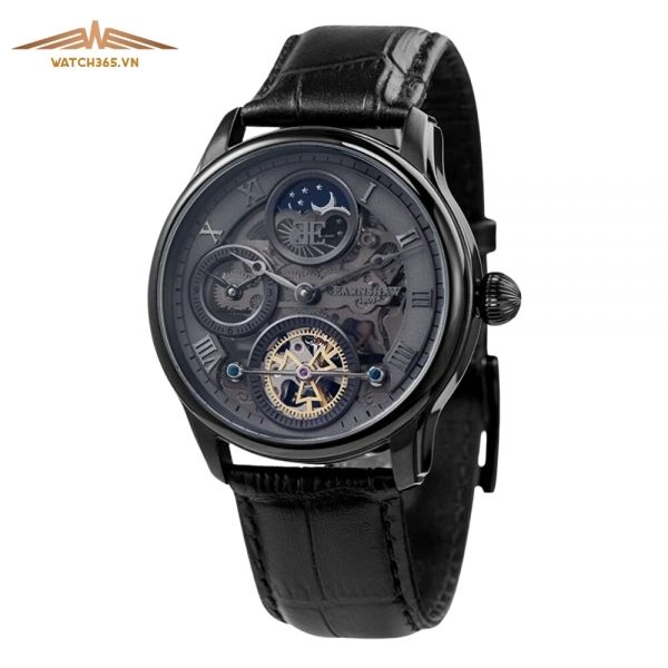THOMAS EARNSHAW LONGITUDE SKELETON ES-8063-03 - NAM - KÍNH KHOÁNG - DÂY DA - AUTOMATIC - SIZE 44MM - MÁY ANH QUỐC