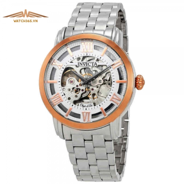 INVICTA 22628 - NAM - KÍNH KHOÁNG - DÂY KIM LOẠI - AUTOMATIC - SIZE 44MM - MÁY HOA KỲ
