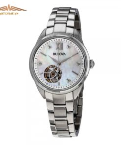 BULOVA 96P181 - NỮ - KÍNH SAPPHIRE - DÂY KIM LOẠI - AUTOMATIC - SIZE 34MM - MÁY THỤY SỸ