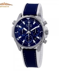 BULOVA MARINE STAR CHRONOGRAPH 96B287 - NAM - KÍNH KHOÁNG - DÂY CAO SU - PIN - SIZE 43MM - MÁY THỤY SỸ