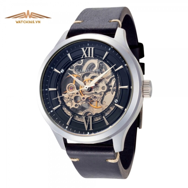 THOMAS EARNSHAW RUSKIN ES-8250-01 - NAM - KÍNH KHOÁNG - DÂY DA - AUTOMATIC - SIZE 43MM - MÁY ANH QUỐC