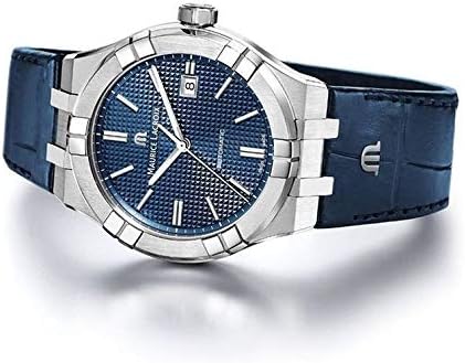 MAURICE LACROIX AI6007-SS001-430-1 - NAM - KÍNH SAPPHIRE - DÂY DA - AUTOMATIC - SIZE 39MM - MÁY THỤY SỸ - Ảnh 4