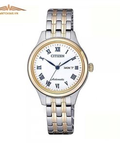 CITIZEN PD7136-80A  - NỮ - KÍNH SAPPHIRE - DÂY KIM LOẠI - AUTOMATIC - SIZE 29MM - MÁY NHẬT