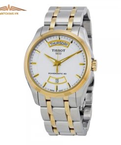 TISSOT COUTURIER T035.407.22.011.01 - NAM - KÍNH SAPPHIRE - DÂY KIM LOẠI - AUTOMATIC - SIZE 39MM - MÁY THỤY SỸ