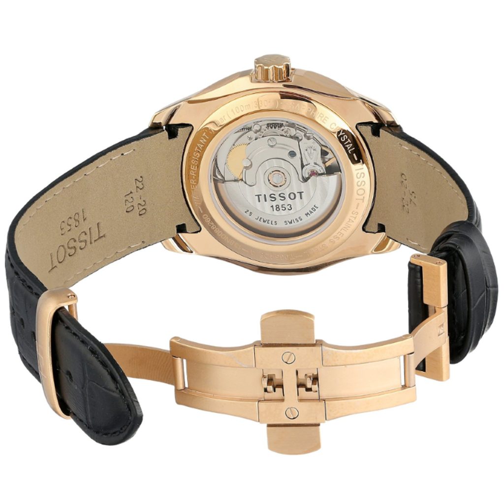 TISSOT COUTURIER T035.428.36.051.00 - NAM - KÍNH SAPPHIRE - DÂY DA - AUTOMATIC - SIZE 39MM - MÁY THỤY SỸ - Ảnh 7