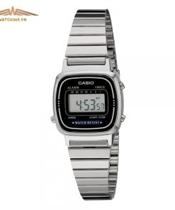 CASIO LA670WA-1DF - NỮ - KÍNH NHỰA - DÂY KIM LOẠI - PIN - SIZE 24.6MM - MÁY NHẬT