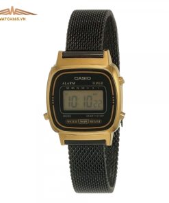 CASIO LA670WEMB-1DF - NỮ - KÍNH NHỰA - DÂY KIM LOẠI - PIN - SIZE 24.6MM - MÁY NHẬT