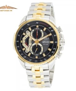 CASIO EDIFICE EF-558SG-1AVUDF - NAM - KÍNH KHOÁNG - DÂY KIM LOẠI - PIN - SIZE 45MM - MÁY NHẬT