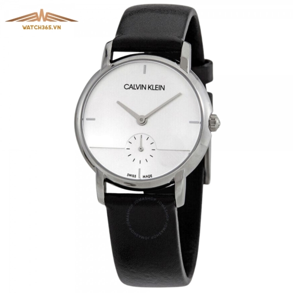 CALVIN KLEIN K9H2Y1C6 - NỮ - KÍNH KHOÁNG - DÂY DA - PIN - SIZE 32MM - MÁY THỤY SỸ