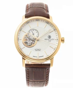 BENTLEY BL1832-25MKWD - NAM - KÍNH SAPHIRE - DÂY DA - AUTOMATIC - SIZE 40MM - MÁY ĐỨC