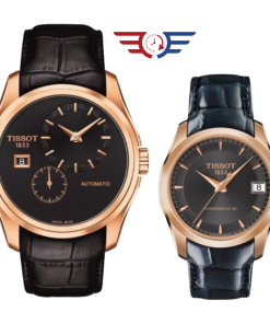 TISSOT COUTURIER T035.428.36.051.00 & T035.207.36.061.00 - ĐỒNG HỒ ĐÔI - KÍNH SAPPHIRE - DÂY DA - AUTOMATIC - SIZE 39&32 MM - MÁY THỤY SỸ