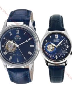 ORIENT CABALLERO FAG00004D0 & RA-AG0018L10B - ĐỒNG HỒ ĐÔI - KÍNH KHOÁNG - DÂY DA - AUTOMATIC - SIZE 42.5&34 MM - MÁY NHẬT