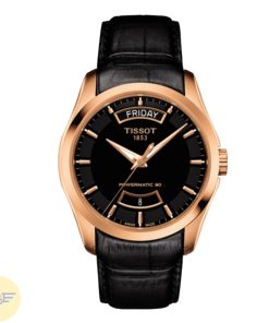 TISSOT T035.407.36.051.01 - NAM - KÍNH SAPPHIRE - DÂY DA - AUTOMATIC - SIZE 39MM - MÁY THỤY SỸ