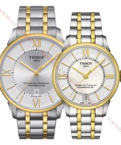 TISSOT CHEMIN DES TOURELLES T099.407.22.038.00 & T099.207.22.118.00 - ĐỒNG HỒ ĐÔI - KÍNH SAPPHIRE - DÂY KIM LOẠI - AUTOMATIC - SIZE 42&32 MM - MÁY THỤY SỸ