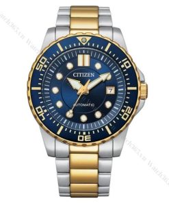 CITIZEN NJ0174-82L - NAM - KÍNH KHOÁNG - DÂY KIM LOẠI - AUTOMATIC - SIZE 43MM - MÁY NHẬT