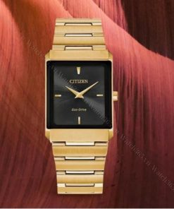 CITIZEN ULTRA SLIM AR3102-51E - NAM - KÍNH SAPPHIRE - DÂY KIM LOẠI - ECO DRIVE - SIZE 38MM - MÁY NHẬT