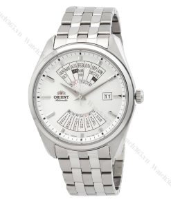 ORIENT CONTEMPORARY MULTI YEAR CALENDAR RA-BA0004S10B - NAM - KÍNH KHOÁNG - DÂY KIM LOẠI - AUTOMATIC - SIZE 43.5MM - MÁY NHẬT