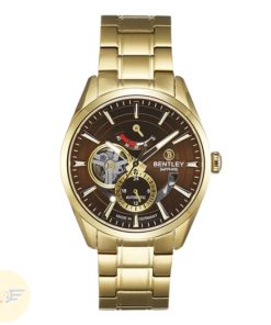 BENTLEY BL1831-15MKDI - NAM - KÍNH SAPPHIRE - DÂY KIM LOẠI - AUTOMATIC - SIZE 41MM - MÁY ĐỨC
