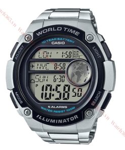 CASIO AE-3000WD-1AVDF - NAM - KÍNH KHOÁNG - DÂY CAO SU - PIN - SIZE 55.5mm - MÁY NHẬT