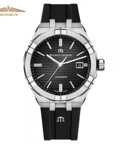 MAURICE LACROIX AIKON AI6008-SS000-330-2 - NAM - KÍNH SAPPHIRE - DÂY CAO SU - AUTOMATIC - SIZE 42MM - MÁY THỤY SỸ