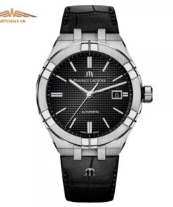 MAURICE LACROIX AIKON AI6008-SS001-330-1 - NAM - KÍNH SAPPHIRE - DÂY DA - AUTOMATIC - SIZE 42MM - MÁY THỤY SỸ
