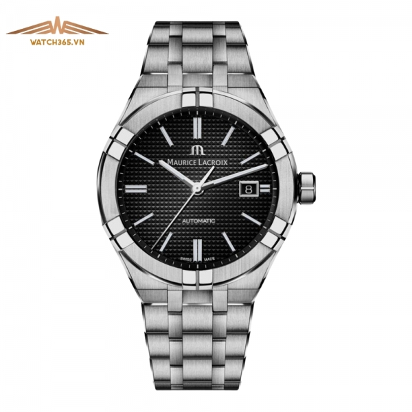 MAURICE LACROIX AIKON AI6008-SS002-330-1 - NAM - KÍNH SAPPHIRE - DÂY KIM LOẠI - AUTOMATIC - SIZE 42MM - MÁY THỤY SỸ