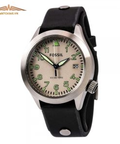 FOSSIL AEROFLITE AM4552 - NAM - KÍNH KHOÁNG - DÂY DA - PIN - SIZE 42MM - MÁY HOA KỲ