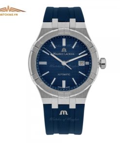 MAURICE LACROIX AIKON AI6008-SS00B-430-4 - NAM - KÍNH SAPPHIRE - DÂY CAO SU - AUTOMATIC - SIZE 42MM - MÁY THỤY SỸ